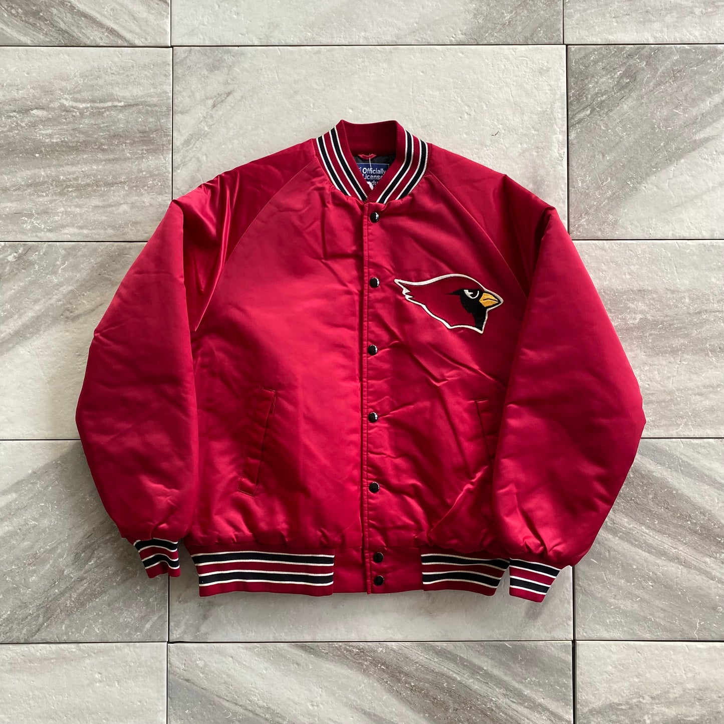 Vintage Stahl-Urban Arizona Cardinals Satin Jacket (L)