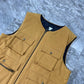 Vintage Be-Bop Tan Utility Vest (M)