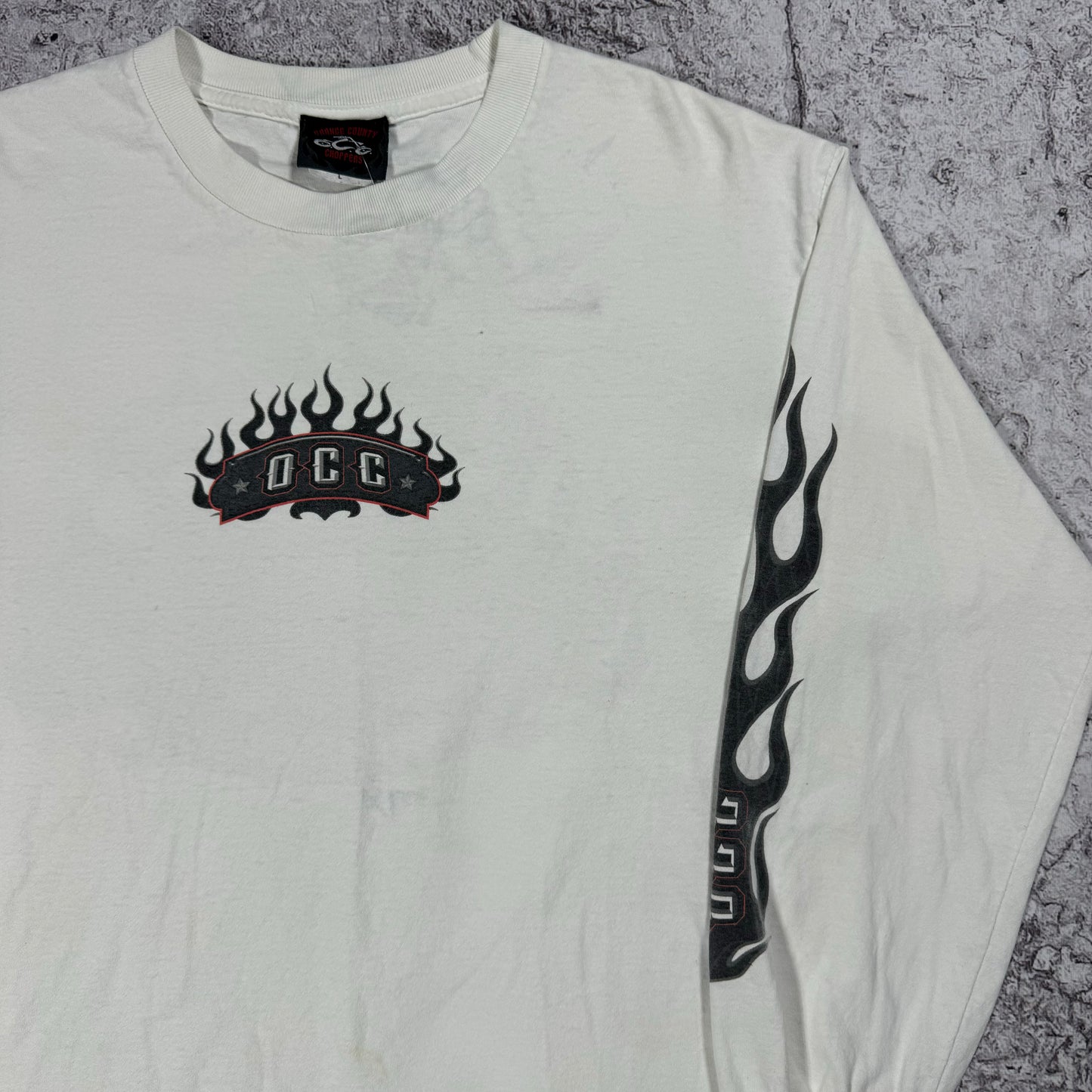 Vintage Orange County Choppers Flame Long Sleeve (L)