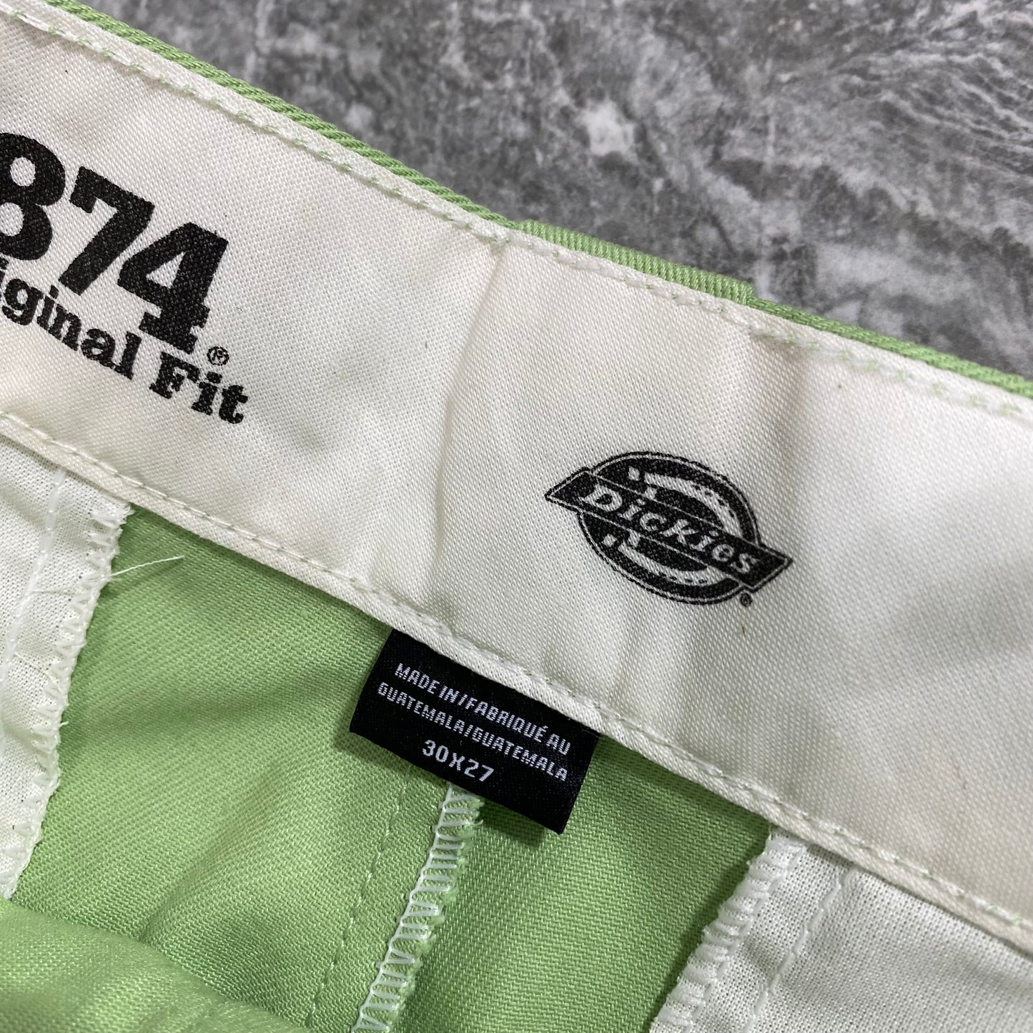 Dickies Lime Green Original Fit Pants (30)