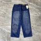 Vintage Culture Double Knee Cargo Denim Jeans (38)