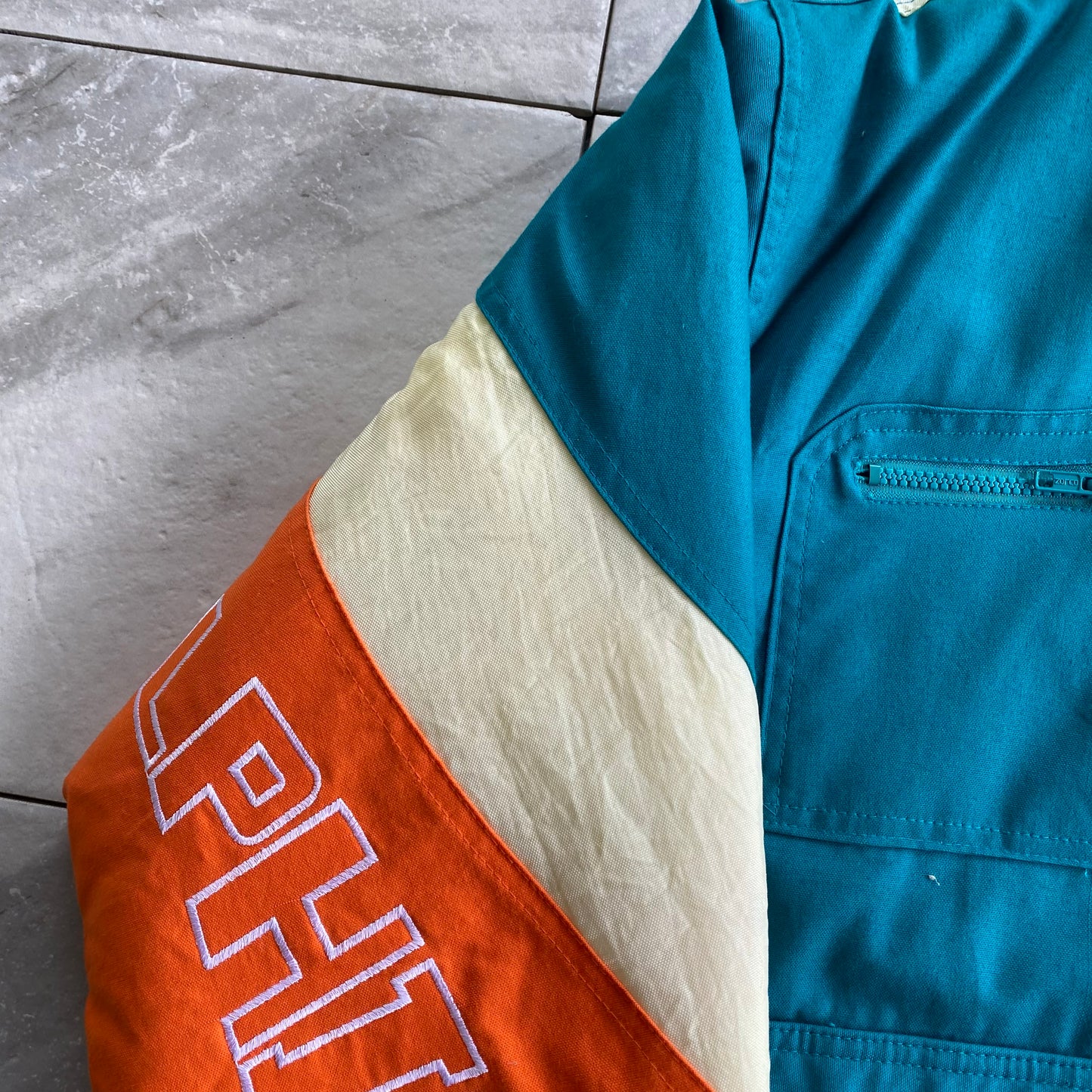 Vintage Triple Fat Goose Miami Dolphins Puffer Jacket (L)(XL)