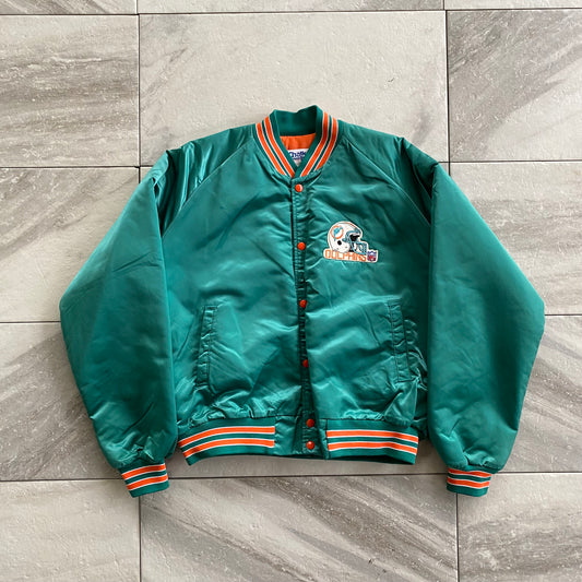 Vintage Chalk Line Miami Dolphins Satin Jacket