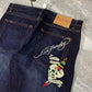 Vintage Ed Hardy New York City Skull Denim Pants (36)(38)