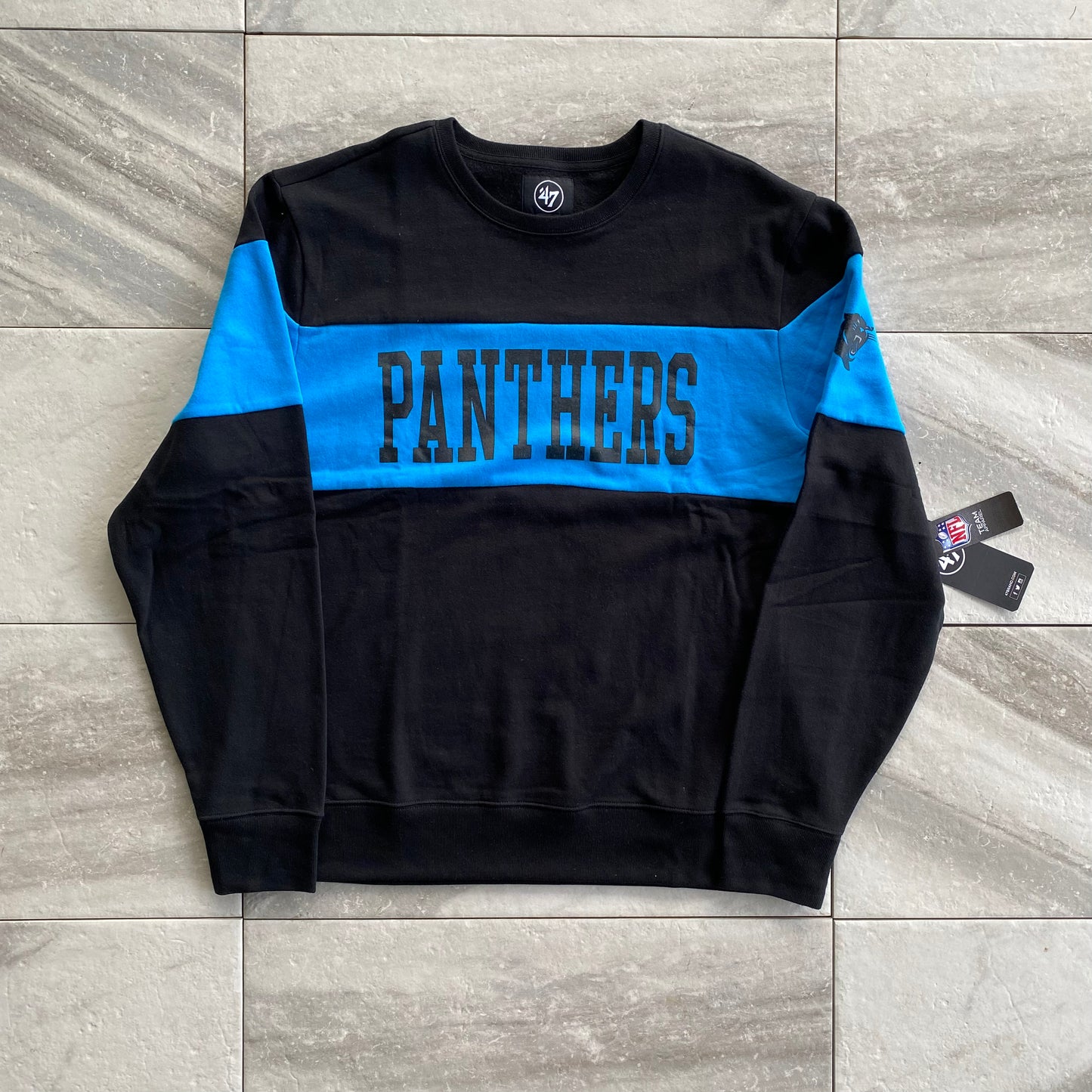 47 Brand Carolina Panthers Sweatshirt (M)(L)(XL)(2XL)