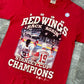 Vintage 1998 Detroit Red Wings Stanley Cup Champions Tee (M)