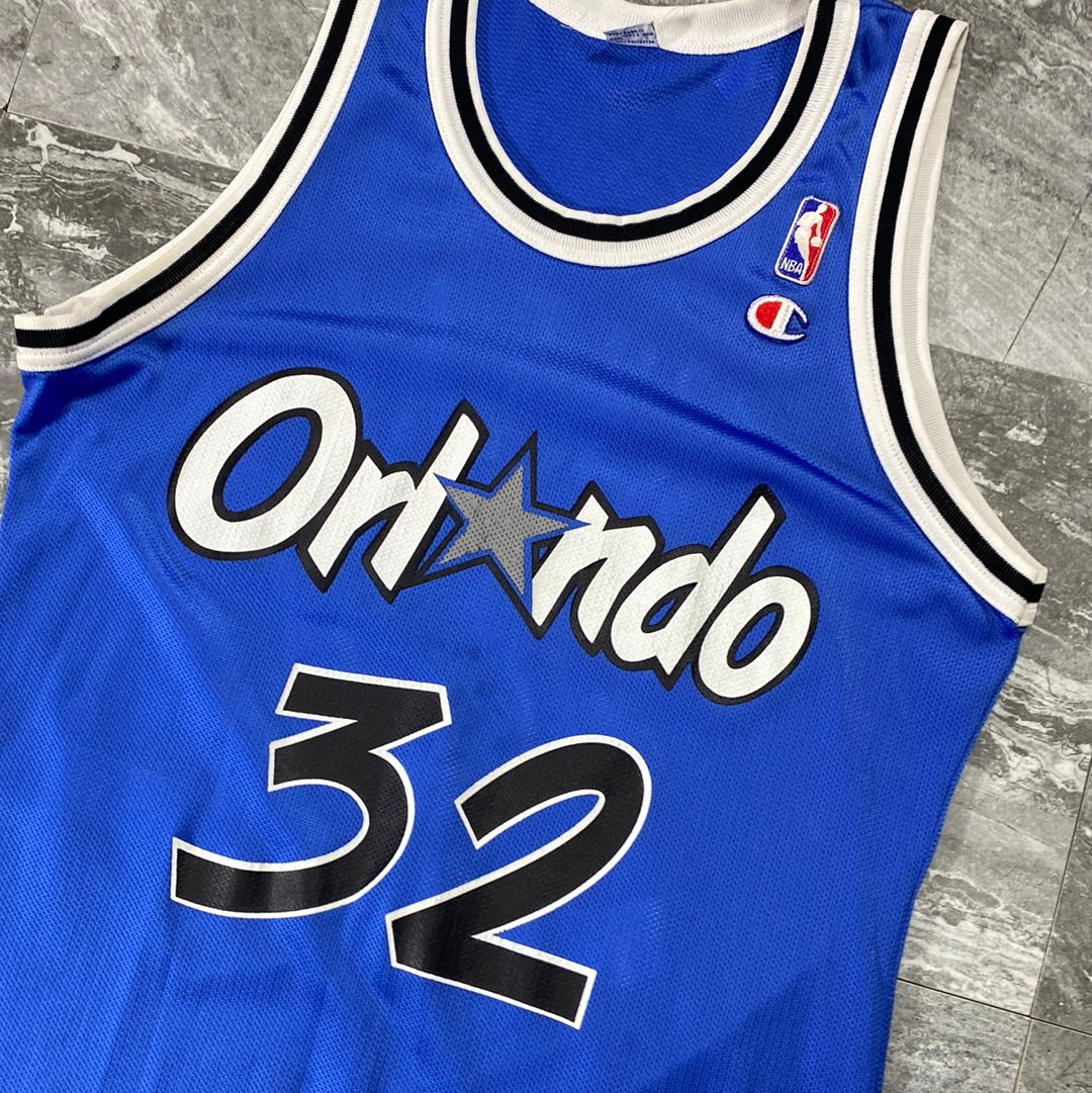 Vintage Champion Orlando Magics Shaquille O’Neal Basketball Jersey (S)