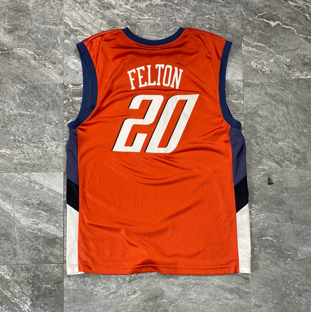 Reebok Charlotte Bobcats Raymond Felton Basketball Jersey (L)