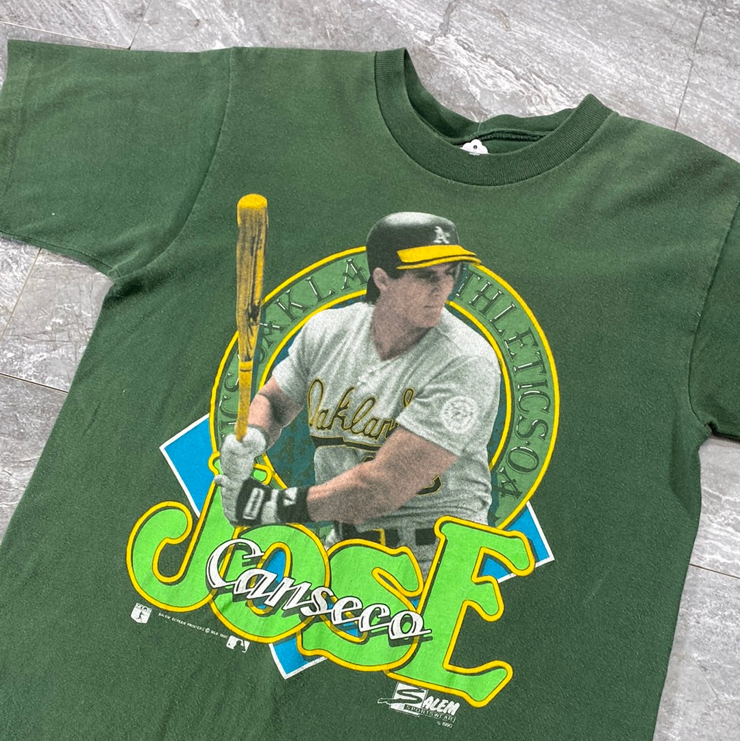 Vintage Salem Jose Canseco Oakland Athletics Tee (S)