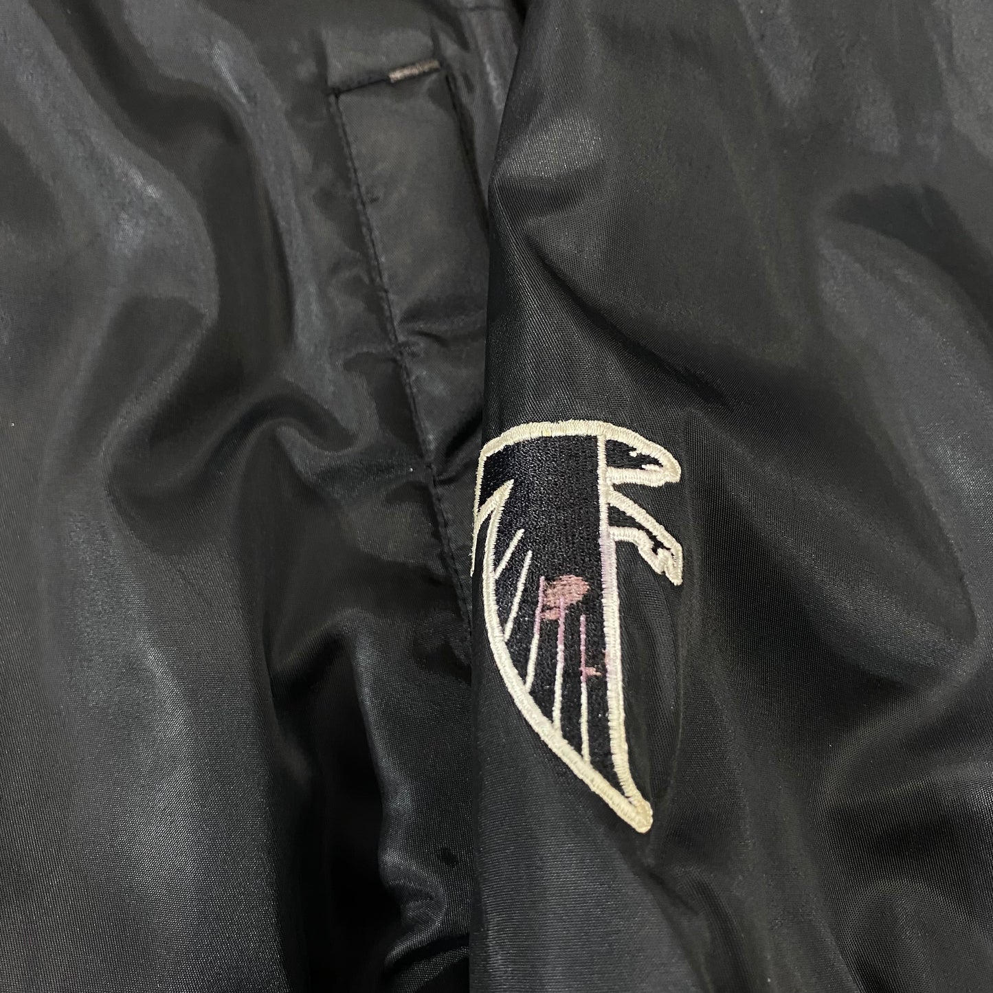 Vintage Game Day Atlanta Falcons Satin Jacket (XL)