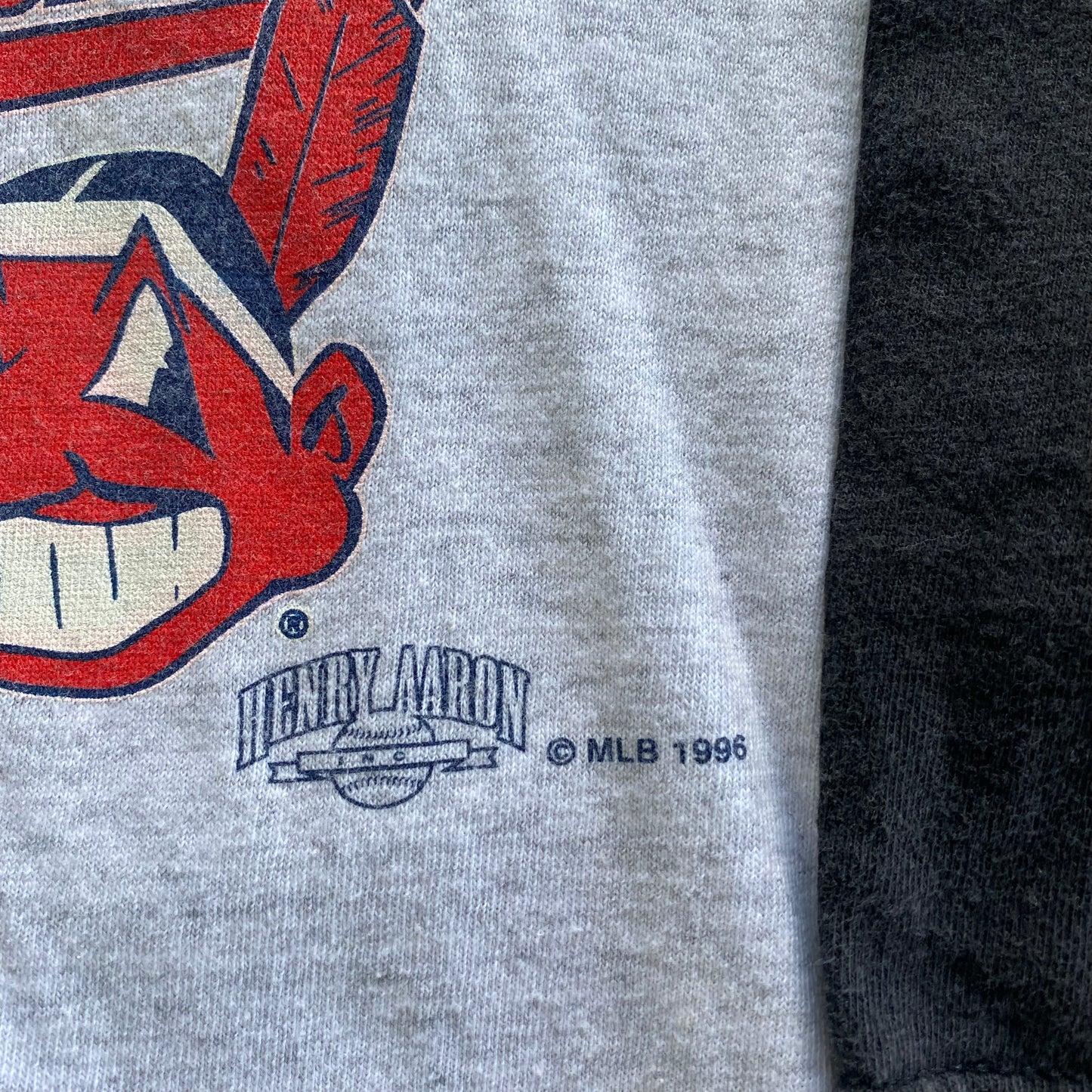 Vintage 1996 Cleveland Indians Baseball Jersey Tee (L)