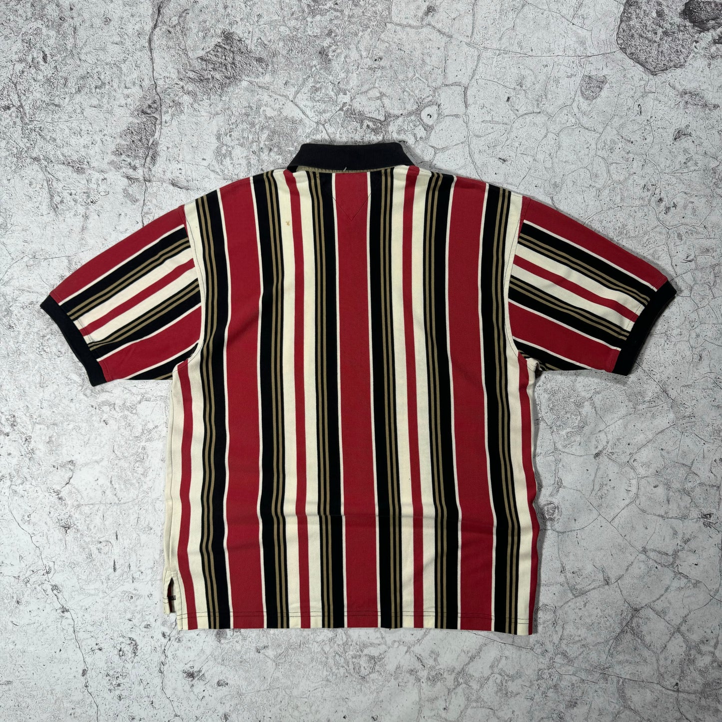 Vintage Tommy Hilfiger Striped Polo (XL)