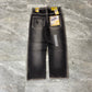 Vintage Tank Faded Black Denim Jeans (36)