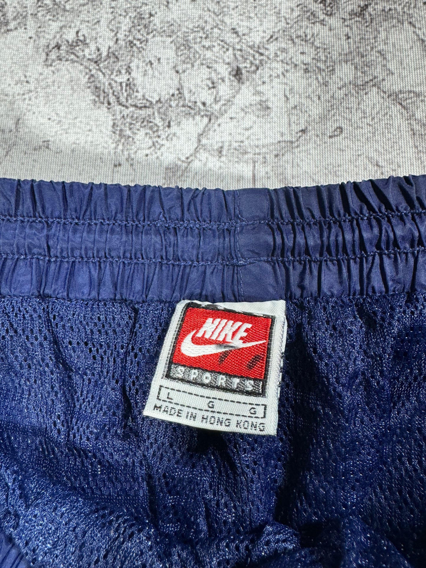 Vintage Nike Navy Track Pants (L)