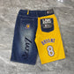 Y2K Unk Denim Los Angeles Lakers Kobe Bryant Jean Shorts (38)