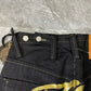 Ed Hardy Gold Foil Denim Pants (34)(38)