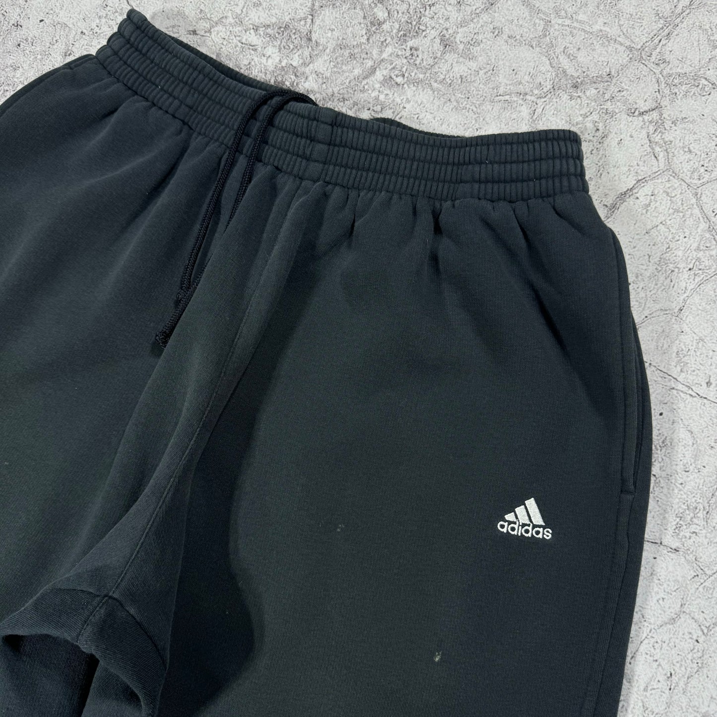 Adidas Black Logo Sweatpants (M)