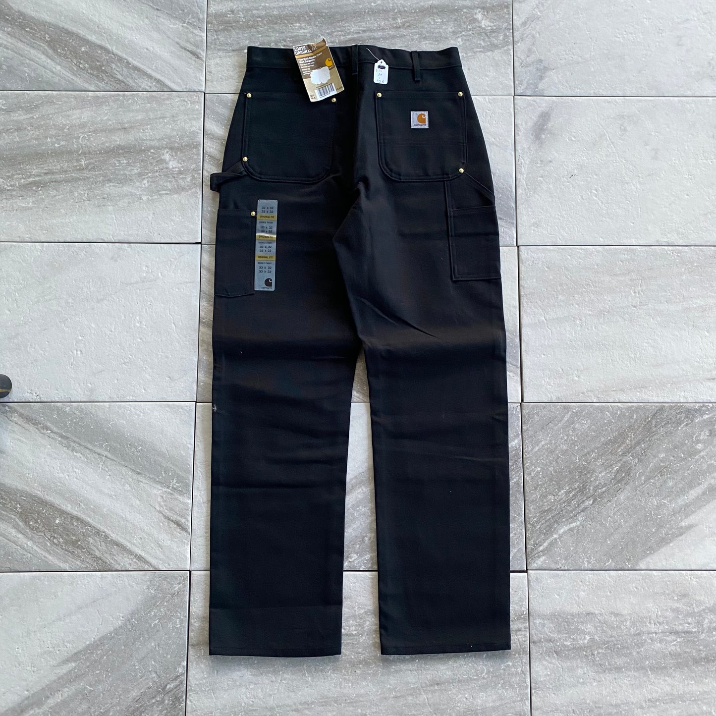 Carhartt Black Double Knee Pants (33)(36)