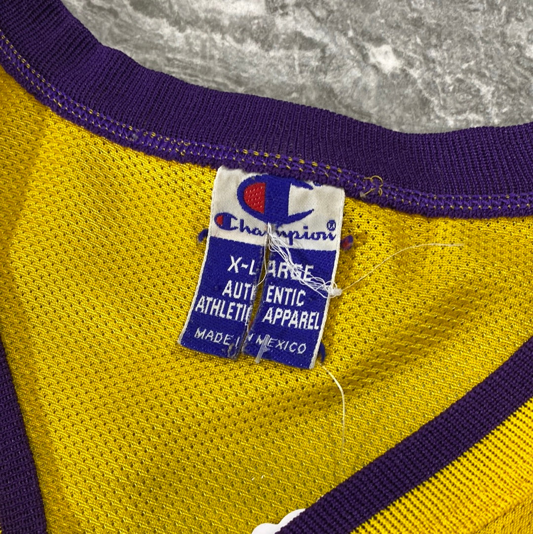 Vintage Champion Glen Rice Los Angeles Lakers Basketball Jersey (XL)