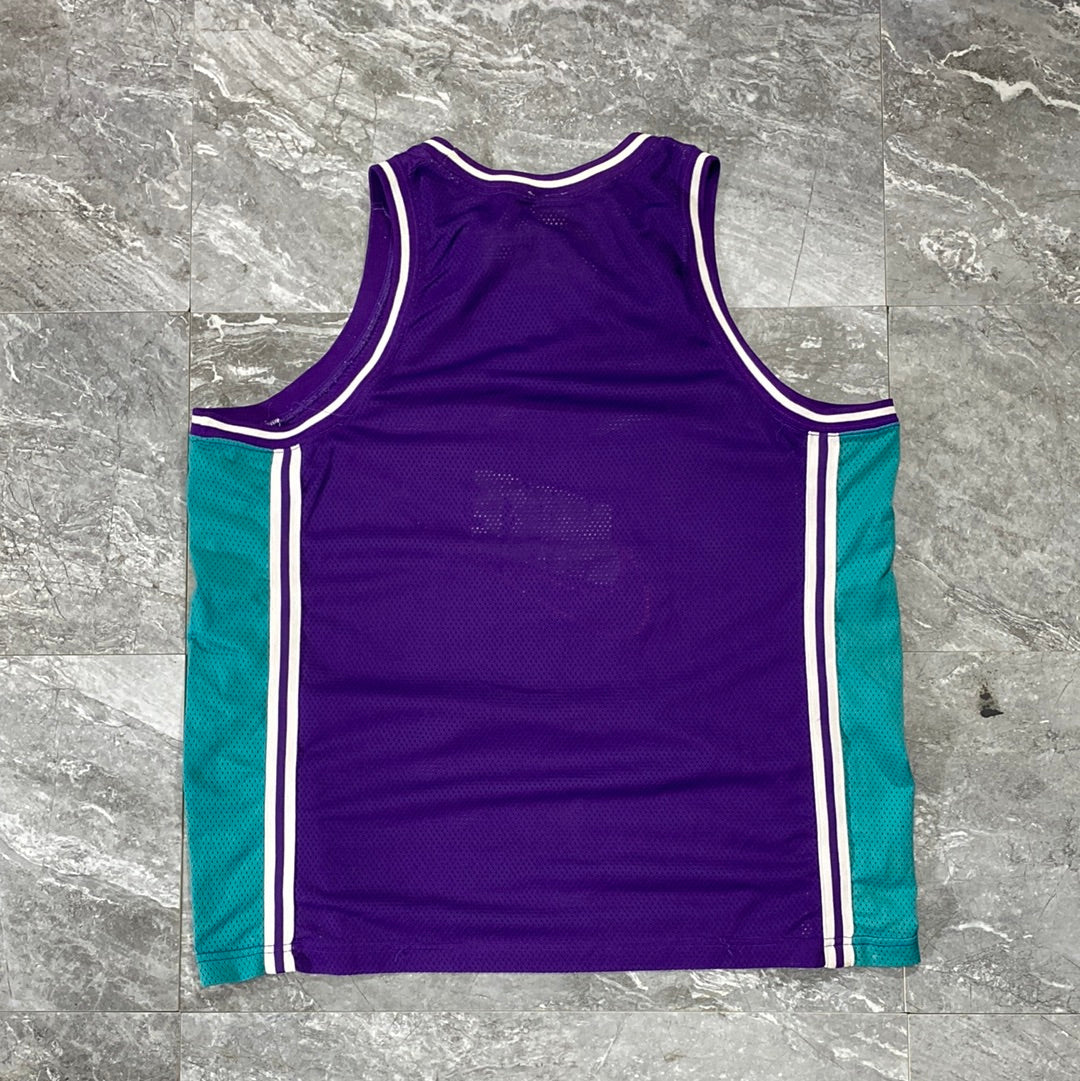 Vintage Nike Leather Logo Basketball Jersey (XL)