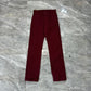 Vintage Lee Regular Fit Burgundy Pin Stripe Pants (31)