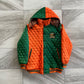 Vintage Miami Hurricanes Quilted Puffer Jacket (L)(XL)