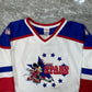 Vintage Mickey Mouse Stars Hockey Jersey (L)