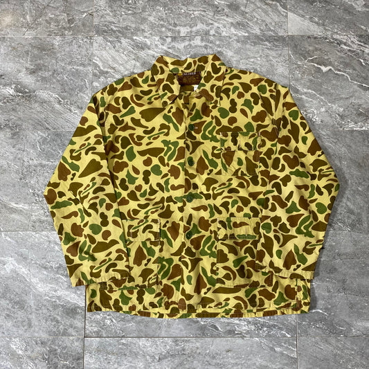 Vintage Caliber Duck Camo Button Up Shirt (XL)