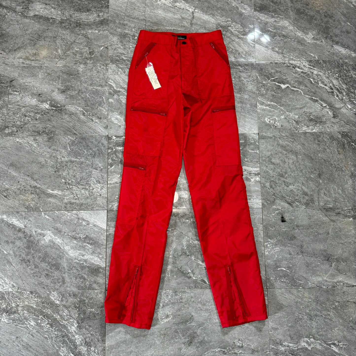 Vintage Broadway 29 Utility Red Track Pants (29)