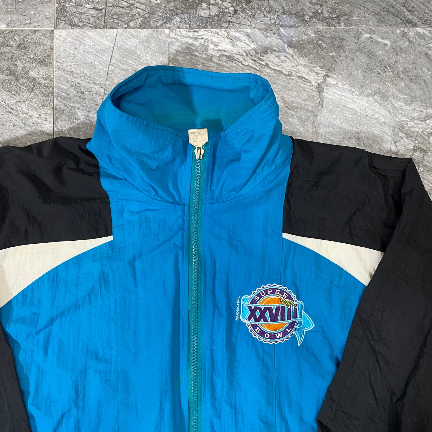 Vintage 1994 Logo Athletic Super Bowl Zip Up (L)