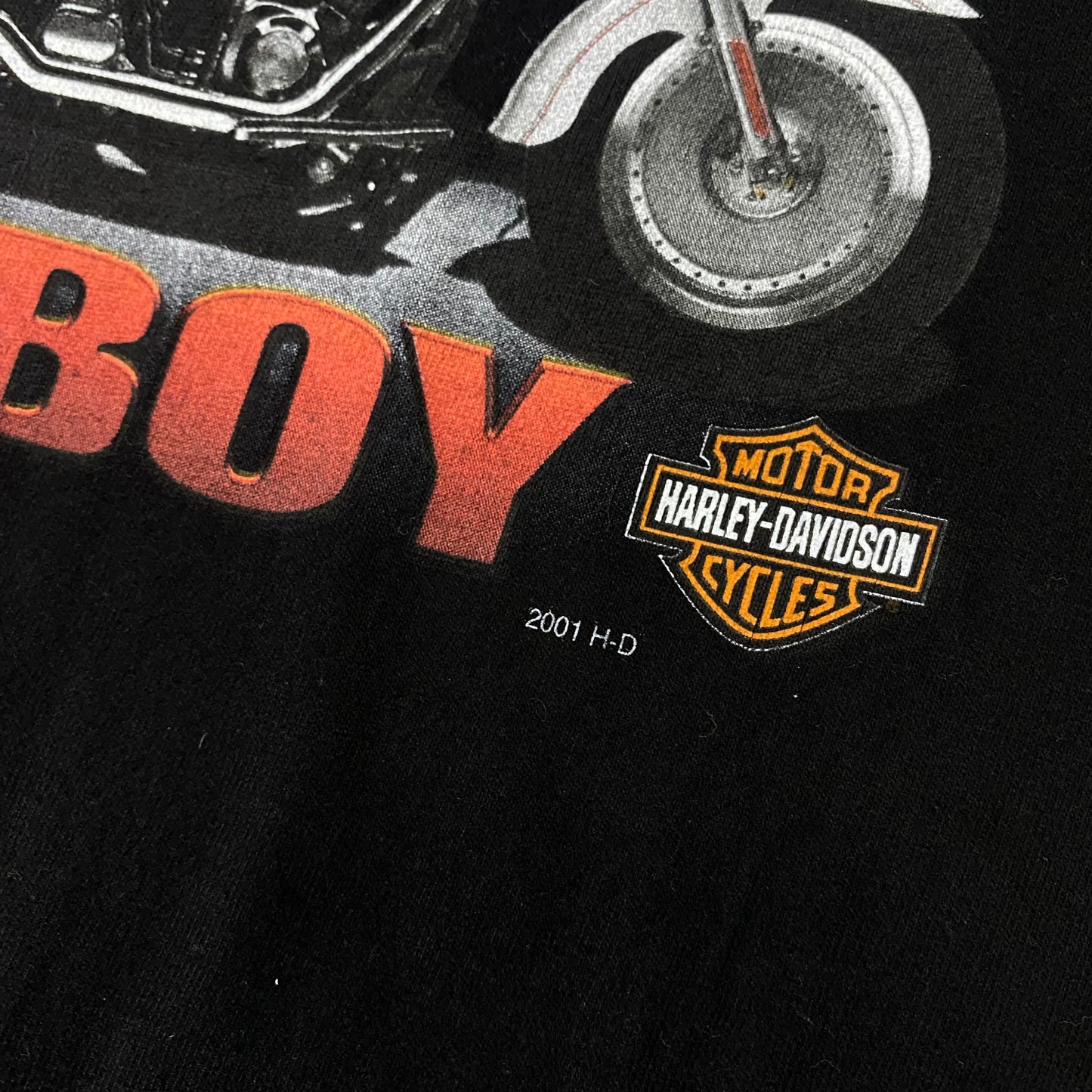 2001 Harley Davidson Fat Boys Woodlands Texas Tee (XL)