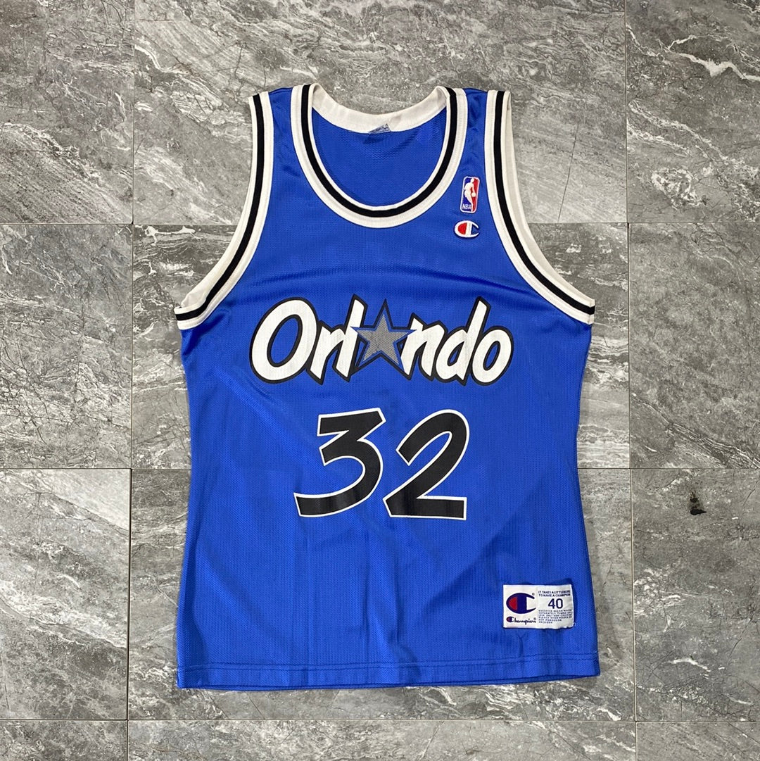 Vintage Champion Orlando Magics Shaquille O’Neal Basketball Jersey (S)