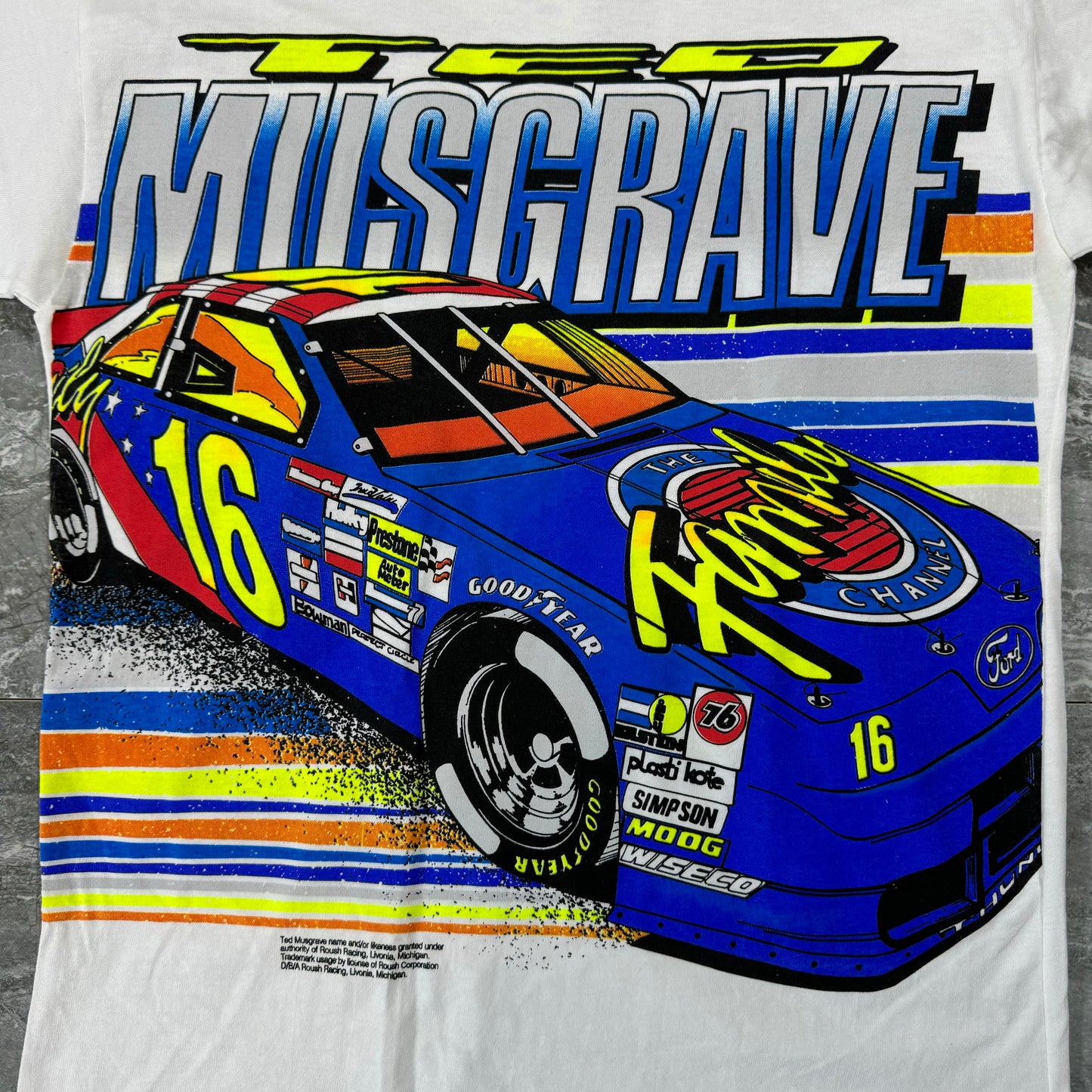 Vintage AOP Ted Musgrave Racing Tee (S)