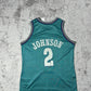 Vintage Champion Charlotte Hornets Larry Johnson Basketball Jersey (L)