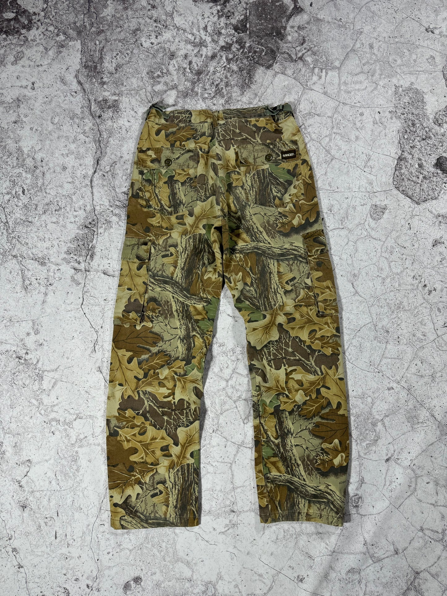 Vintage Ranger Forest Camo Cargo Pants (30)