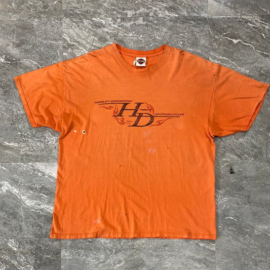 Vintage Harley Davidson Wilmington, NC Thrashed Tee (2XL)