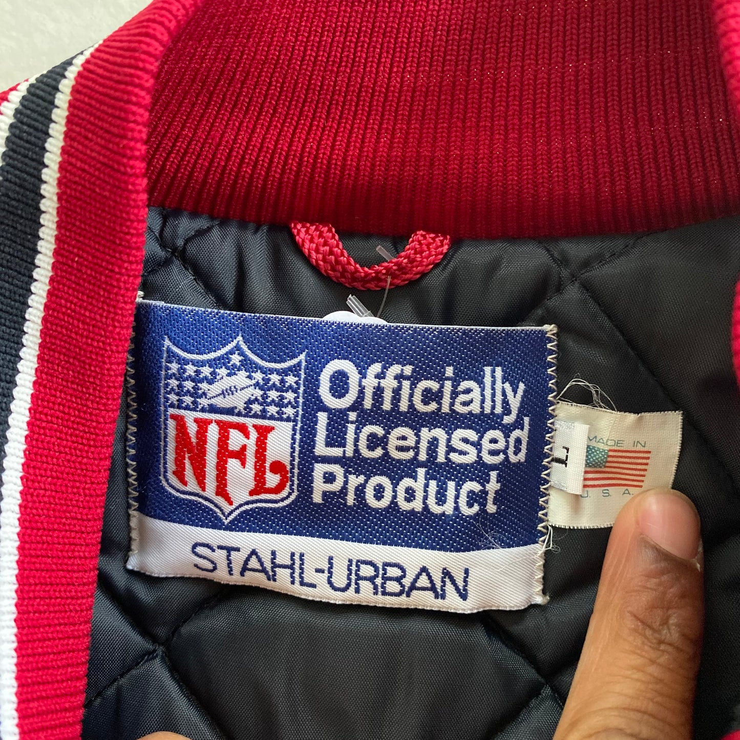 Vintage Stahl-Urban Arizona Cardinals Satin Jacket (L)