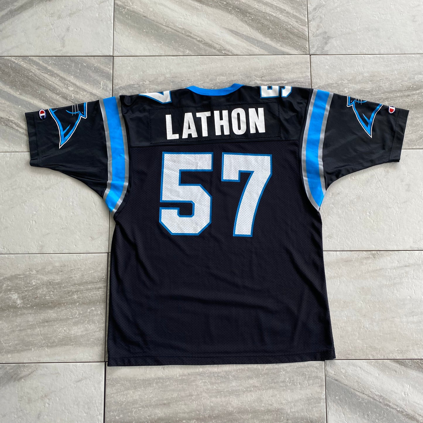 Vintage Champions Lamar Lathon Carolina Panthers Football Jersey (L)