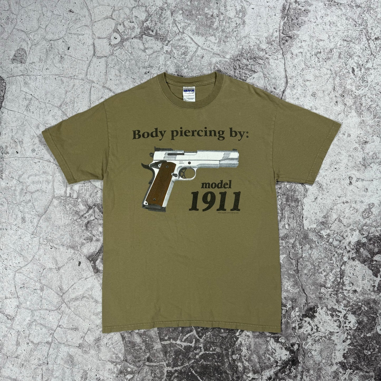 Vintage Body Piercing By Model 1911 Tee (M)