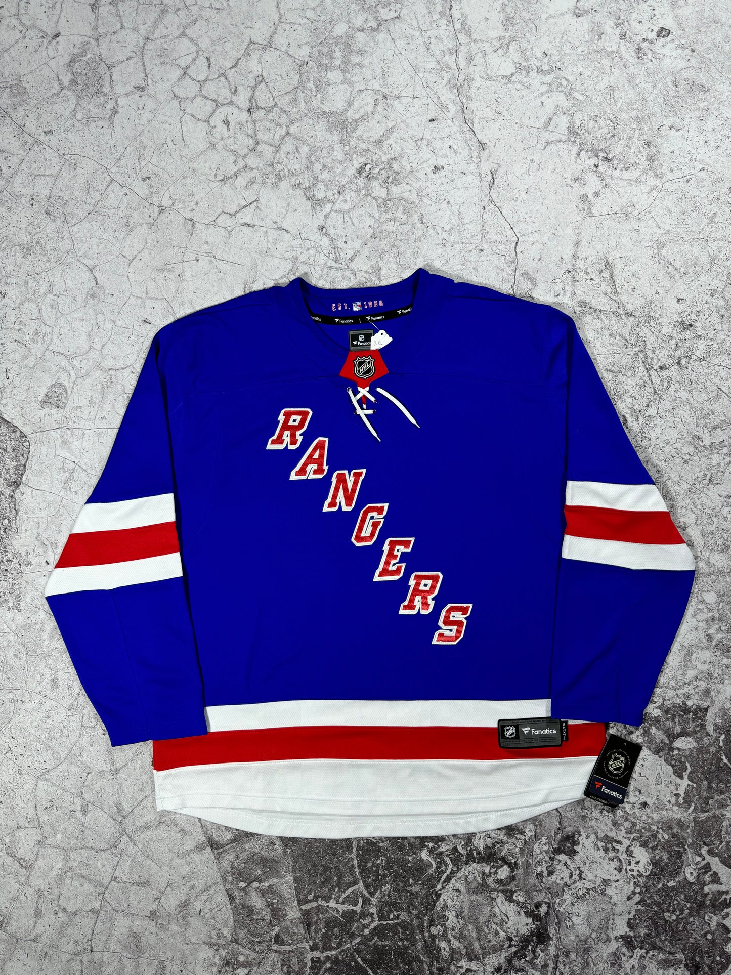 Fanatics Rangers Hockey Jersey (2XL)