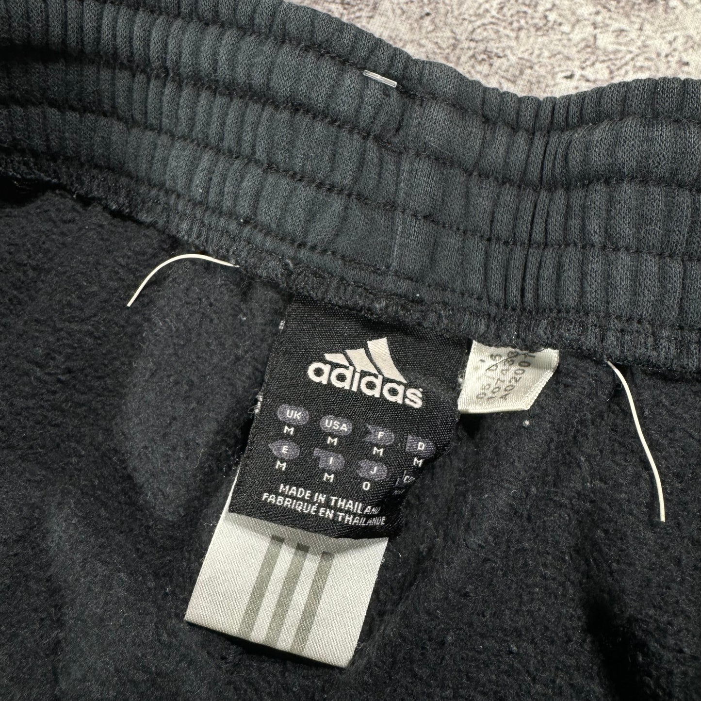 Adidas Black Logo Sweatpants (M)