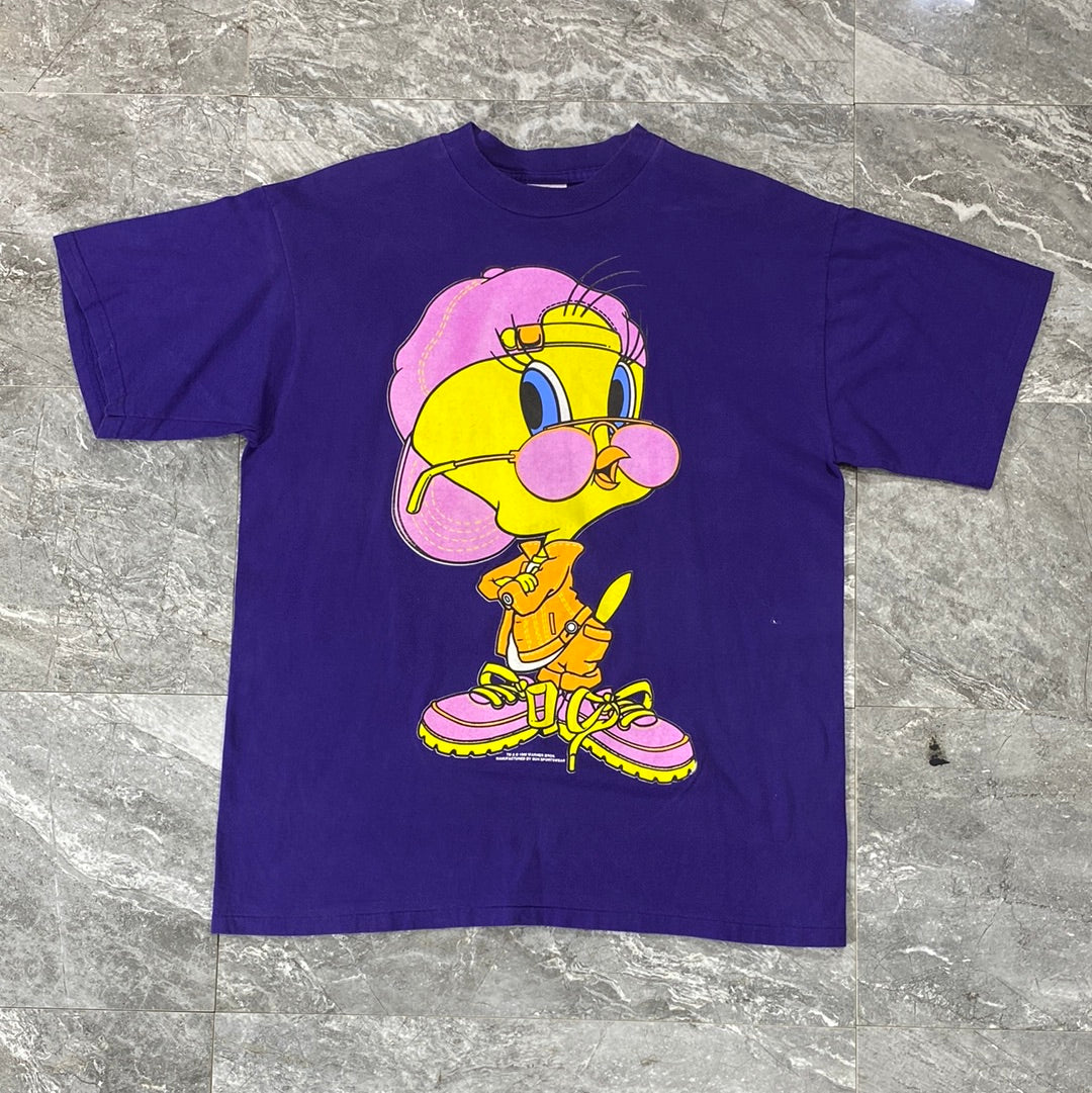 Vintage Looney Tunes Tweety Bird Tee (XL)