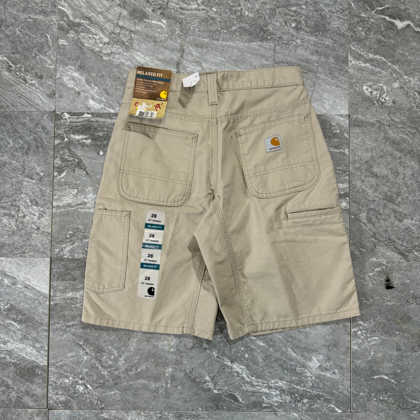 Carhartt Tan Relaxed Fit Shorts (28)