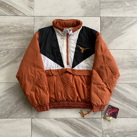 Vintage University Of Texas Longhorns Puffer Jacket (L)