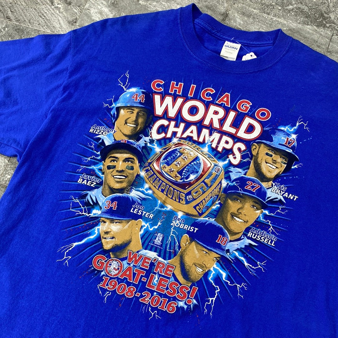 2016 Chicago Cubs World Series Champions Tee (XL)