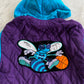 Vintage Charlotte Hornets Quilted Parka Jacket (S)