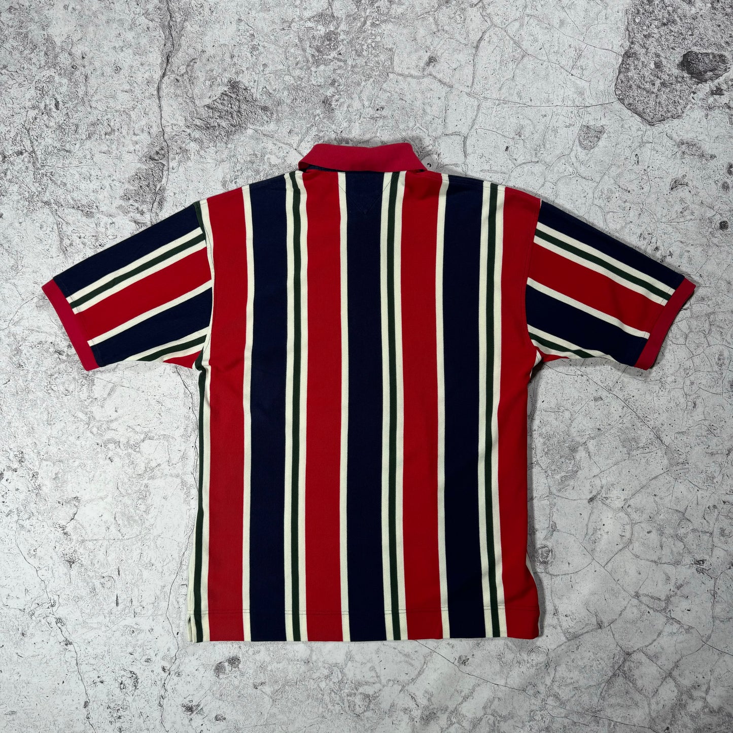 Vintage Tommy Hilfiger Striped Polo (XL)