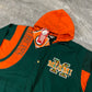 Vintage Miami Hurricanes Parka Jacket (L)(XL)