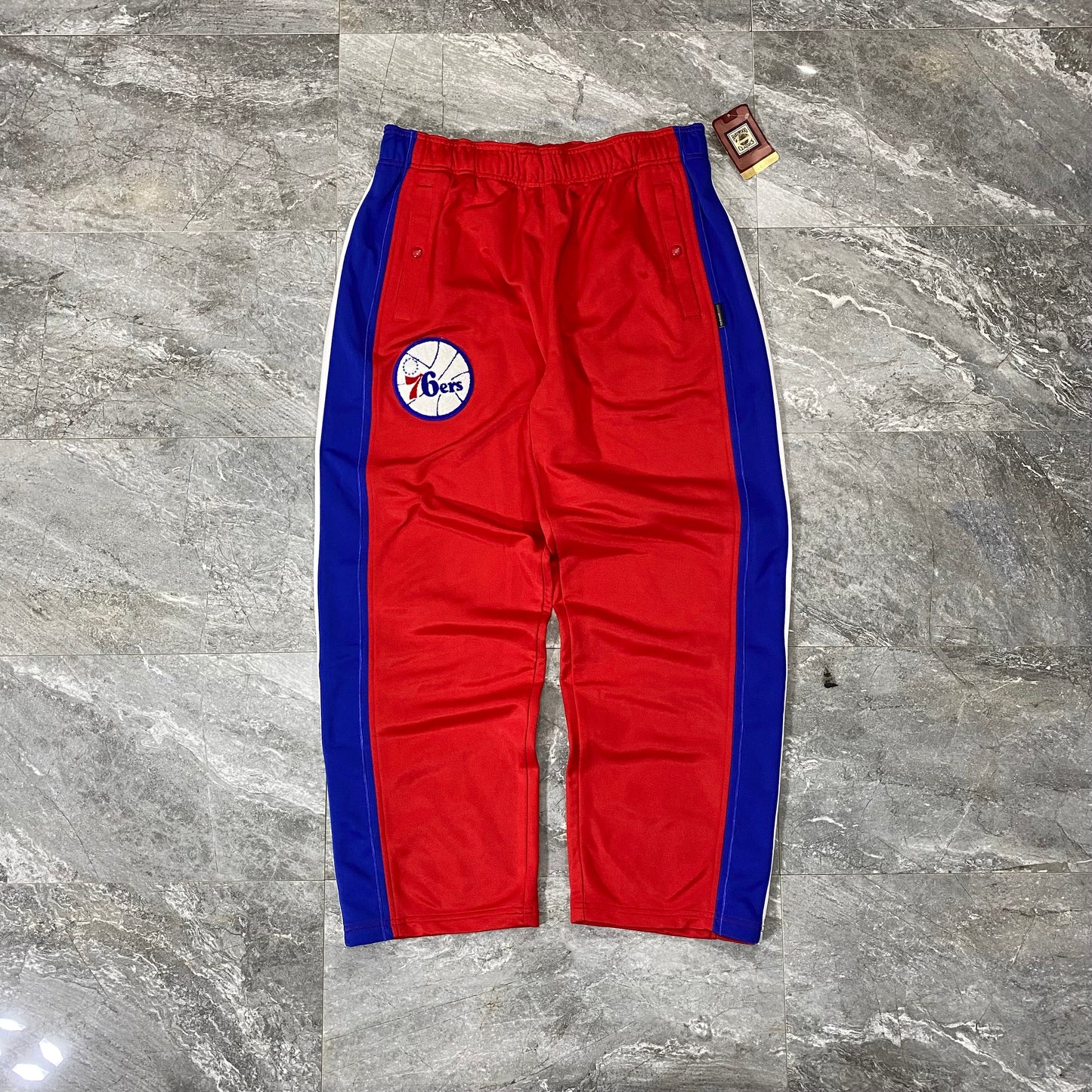 Vintage Reebok Hardwood Classic Philadelphia 76ers Breakaway Pants (2XL)