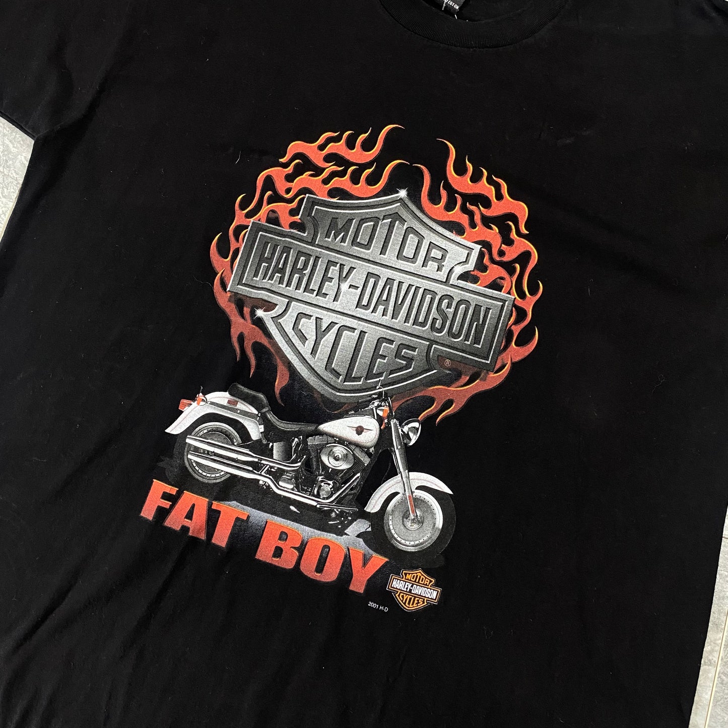 2001 Harley Davidson Fat Boys Woodlands Texas Tee (XL)